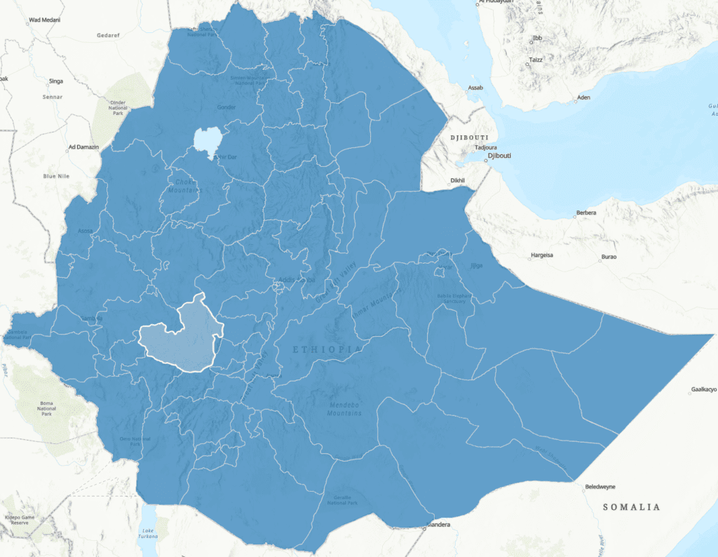 Jimma-Map