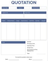 Request for Quotation